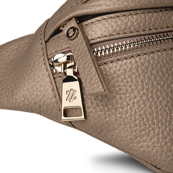 Lazarotti Bologna Leather Double-Zip Bum Bag, Crossbody, Leather, 25 cm