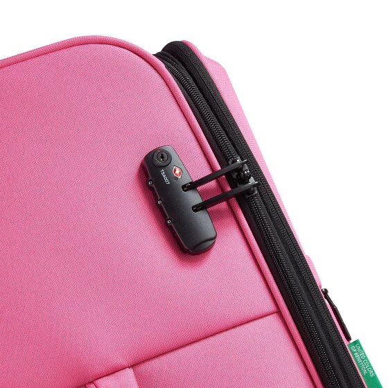 Delsey Paris x United Colors of Benetton BE 4-wheeled trolley L 76 cm with expansion fold
