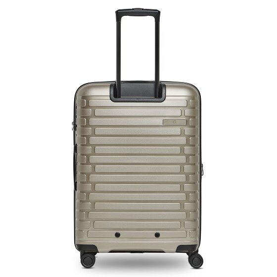 Pactastic Collection 04 THE THREE SET + 4 wheels Suitcase set 3-piece with expansion pleat