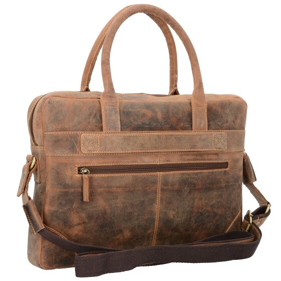 Greenburry Vintage briefcase leather 41 cm laptop compartment