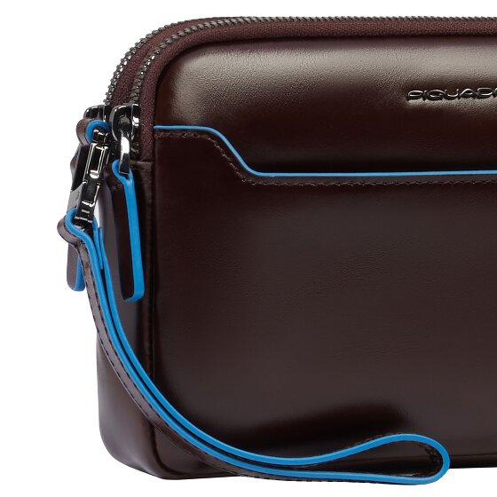 Piquadro Blue Square Clutch purse Leather 21 cm