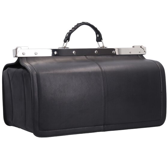 Greenland Nature Black Nappa doctor case leather 48 cm