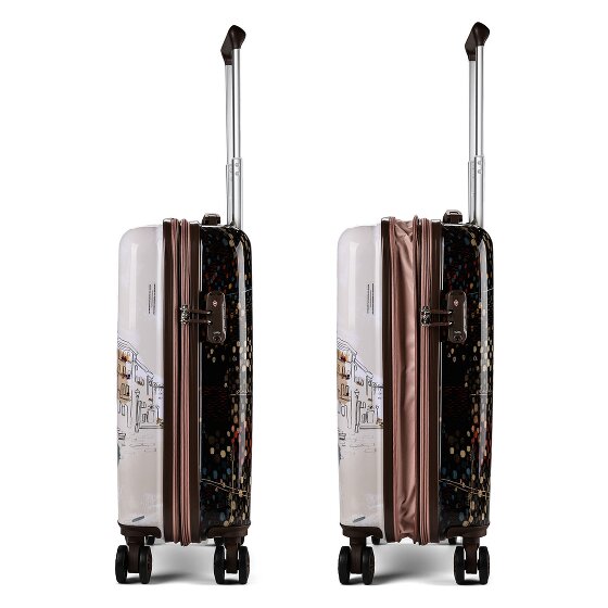 Anekke Tulip 4 wheels Cabin suitcase 55 cm Expandable