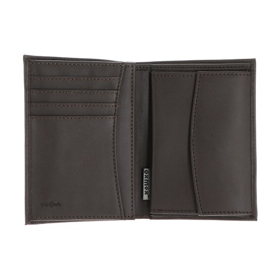 oxmox Leather Wallet RFID protection Genuine Leather 10 cm
