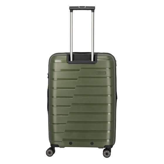 Travelite Air Base 4 wheels Suitcase set 3-piece with expansion pleat