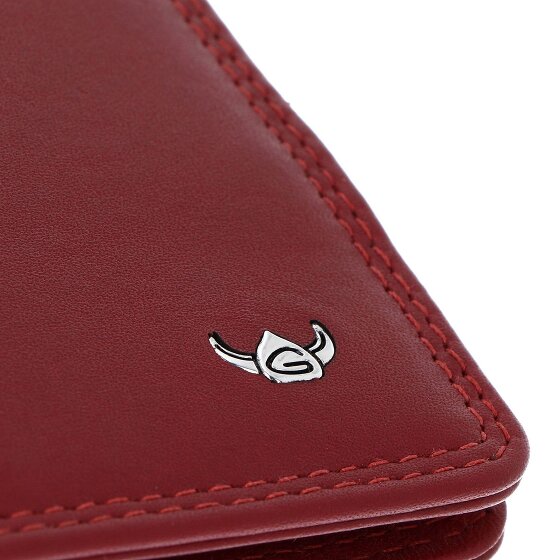 Golden Head Polo Credit card case RFID protection Genuine Leather 7.5 cm