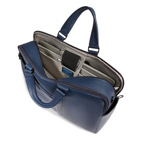 Piquadro Cartel2m Briefcase RFID protection Leather 40 cm Laptop compartment