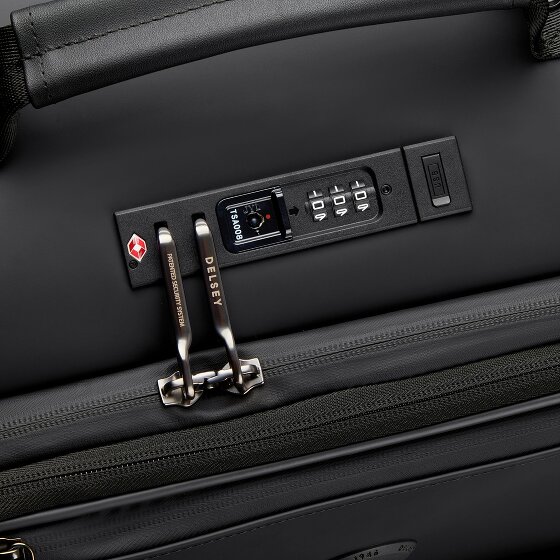 Delsey Paris Turenne Soft 4 wheels Cabin trolley 55 cm with expansion pleat