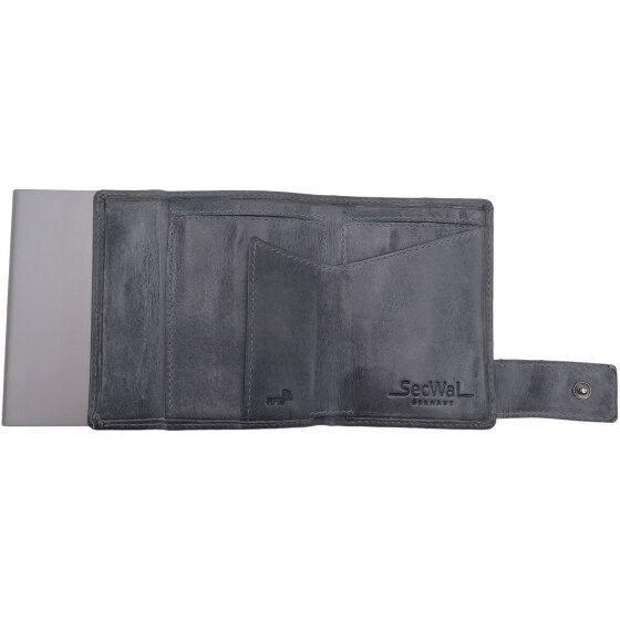 SecWal SecWal 2 credit card case wallet RFID leather 9 cm