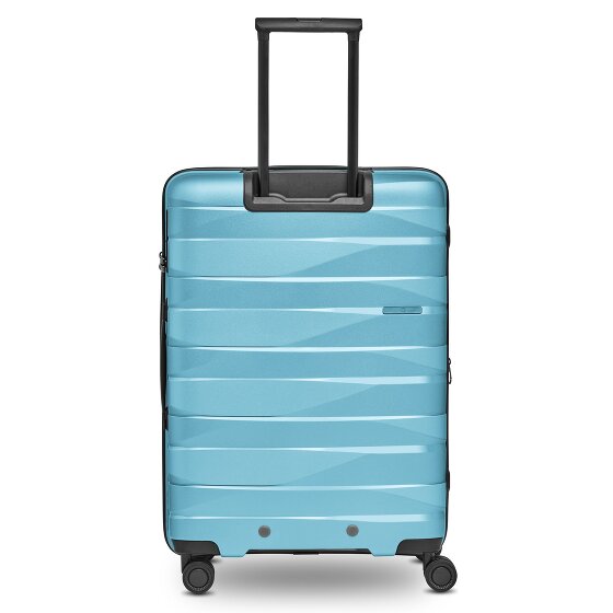 Bergpfeil Travel 4-wheel suitcase set, 3-piece, with stretch fold