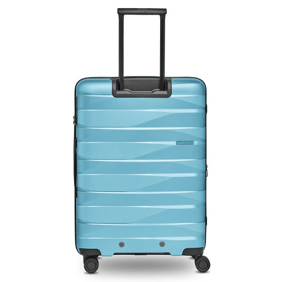 Bergpfeil Travel 4-wheel suitcase set, 3-piece, with stretch fold
