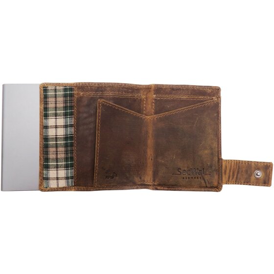 SecWal SecWal 1 credit card case wallet RFID leather 9 cm