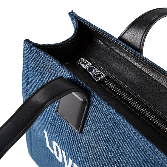 Love Moschino Denim Signature Love Shopper Bag 35 cm