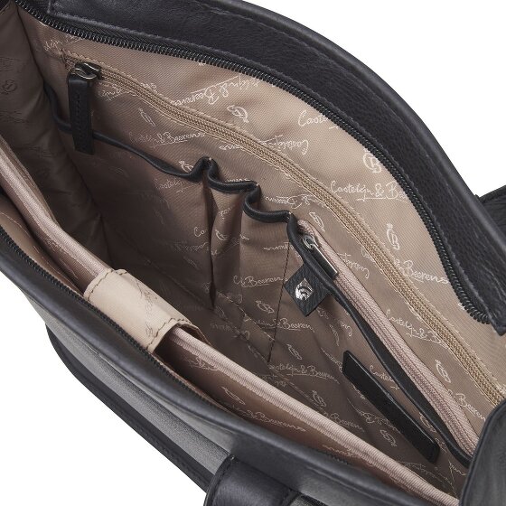 Castelijn & Beerens Carisma shoulder bag RFID leather 34 cm laptop compartment Castelijn & Beerens Carisma shoulder bag RFID leather 34 cm laptop compartment