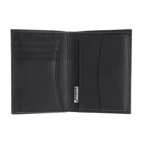 oxmox Leather Wallet RFID protection Genuine Leather 13 cm