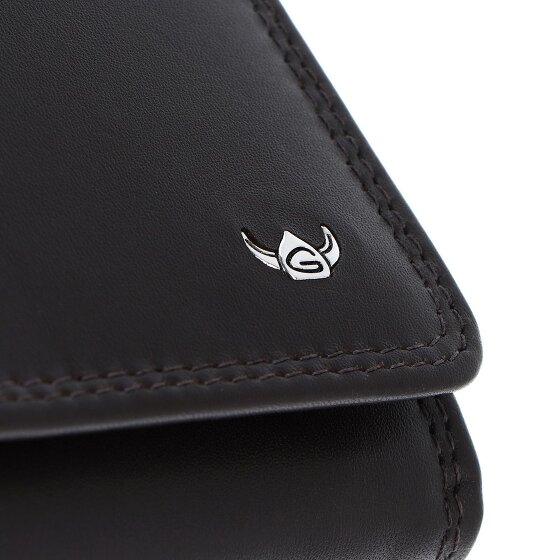 Golden Head Polo Wallet RFID protection Genuine Leather 10 cm
