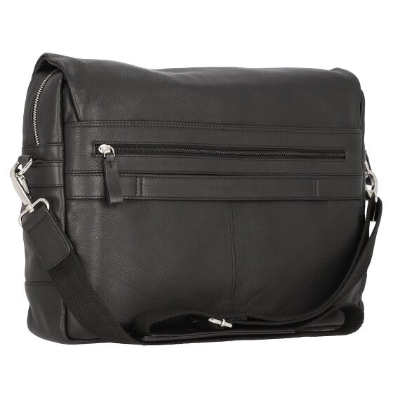 Alassio Oro Messenger leather 38 cm laptop compartment