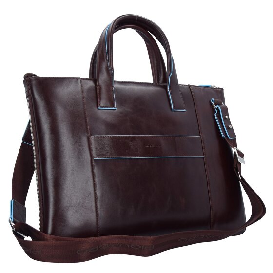 Piquadro Blue Square briefcase leather 42 cm laptop compartment