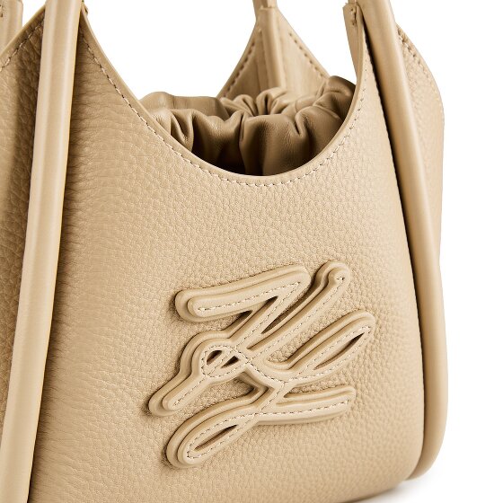 Karl Lagerfeld Autograph Handbag Genuine Leather 26 cm
