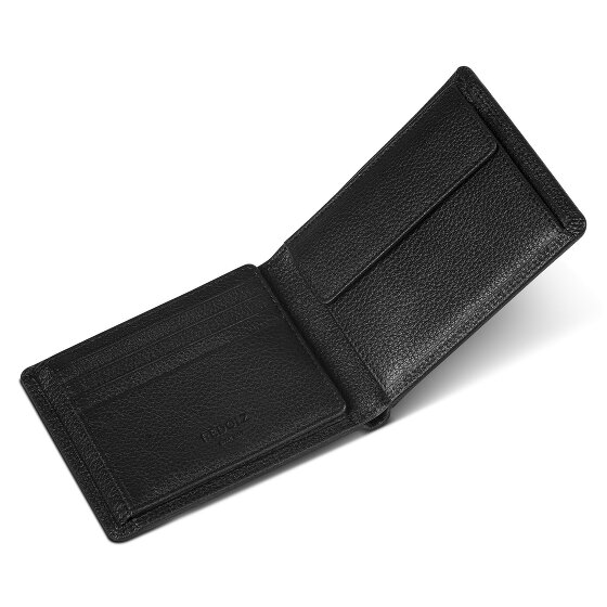 Redolz Leather Essentials QF wallet RFID leather 12 cm fold-out