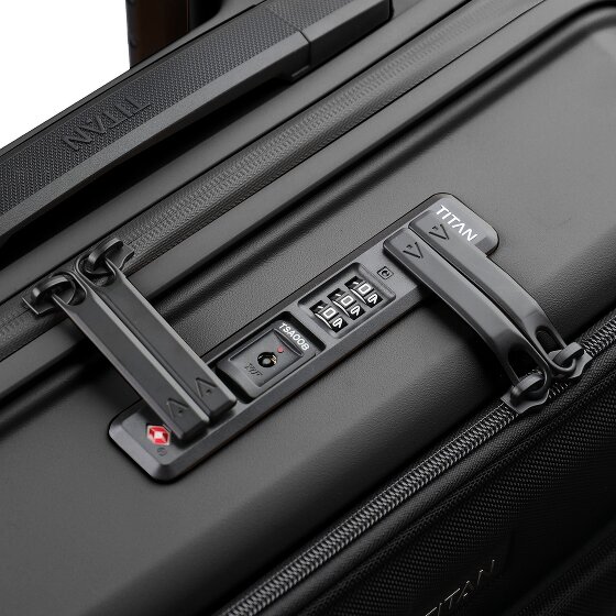 Titan Upgrade 4 wheels Cabin trolley 55 cm Laptop compartment