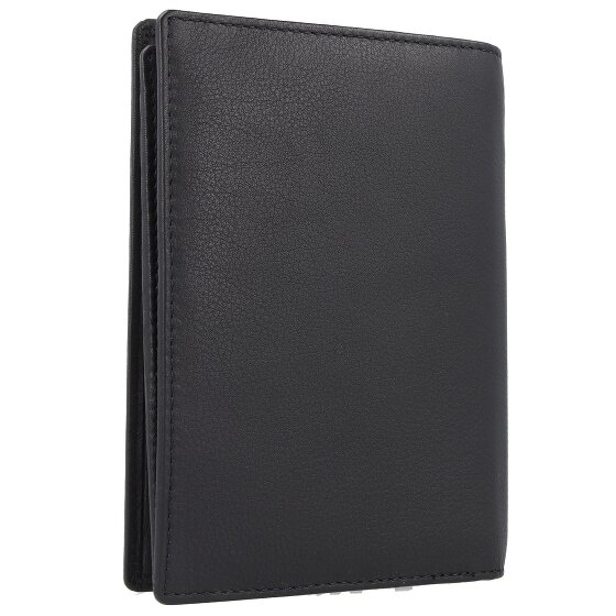 Greenland Nature Black Nappa passport case RFID leather 11.5 cm