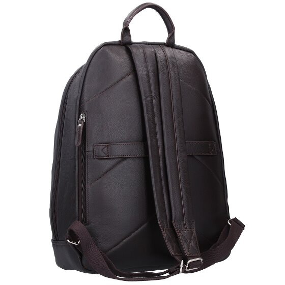 Jump Uppsala backpack leather 42 cm laptop compartment