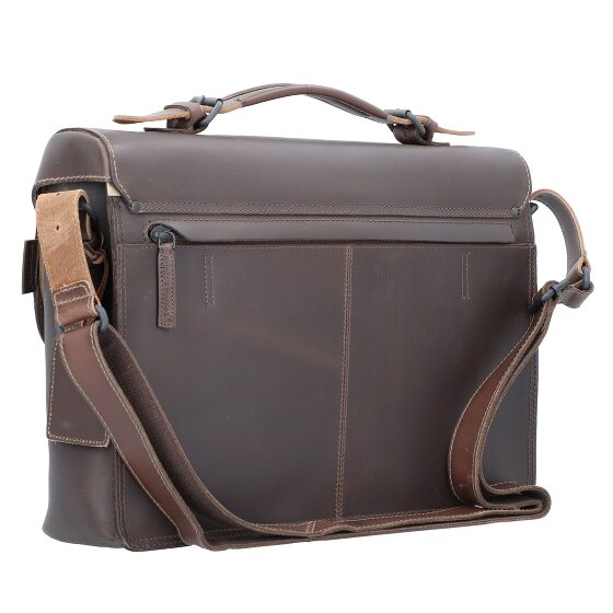 aunts & uncles Good Old Friends Fella briefcase leather 37 cm laptop compartment