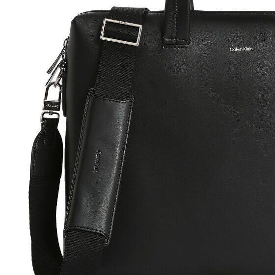 Calvin Klein CK Premium Briefcase Leather 40.5 cm Laptop compartment