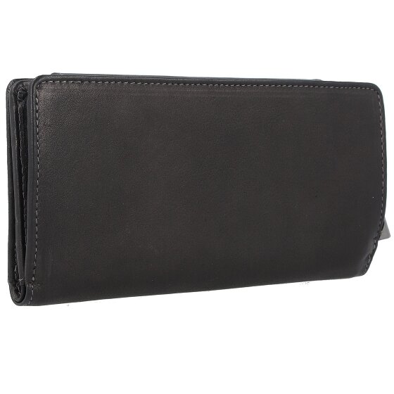 Greenland Nature Black Nappa wallet RFID leather 19 cm