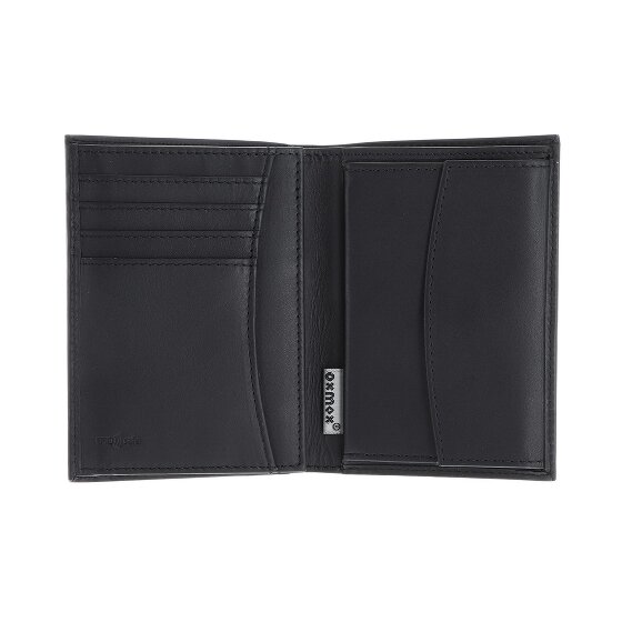 oxmox Leather Wallet RFID protection Genuine Leather 13 cm