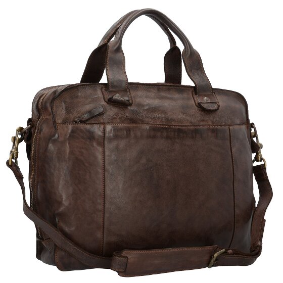 Harold's Saddle briefcase leather 41 cm laptop compartment