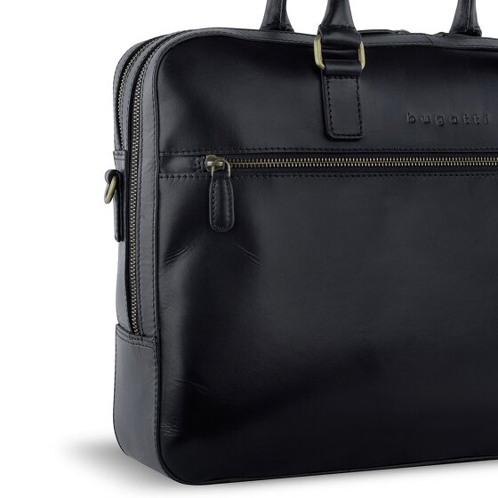 Bugatti Remo Briefcase Leather 40 cm Laptop compartment