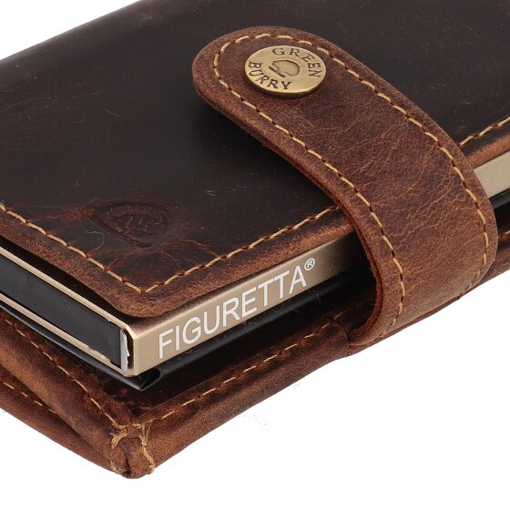 Greenburry Vintage Wallet RFID protection Leather 7.5 cm