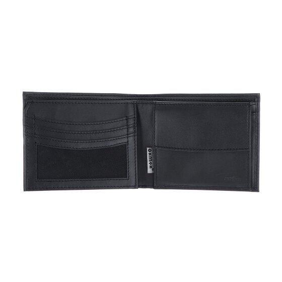 oxmox Leather Wallet RFID protection Genuine Leather 12 cm