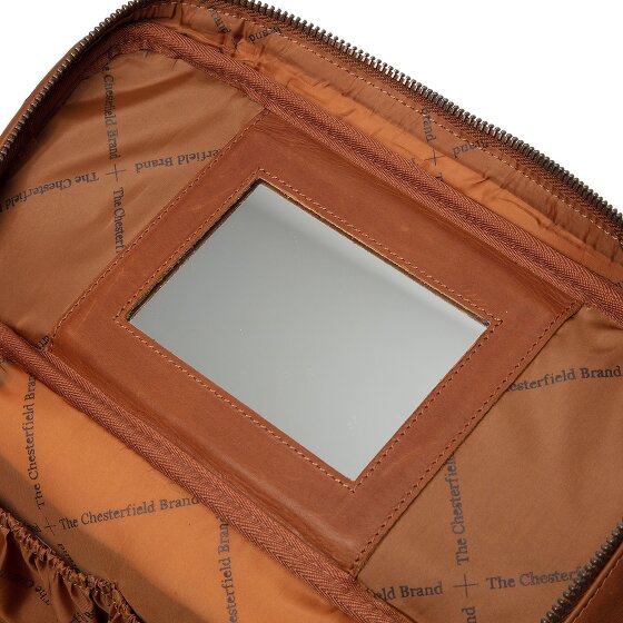 The Chesterfield Brand Wax Pull Up Toilet bag Leather 29 cm
