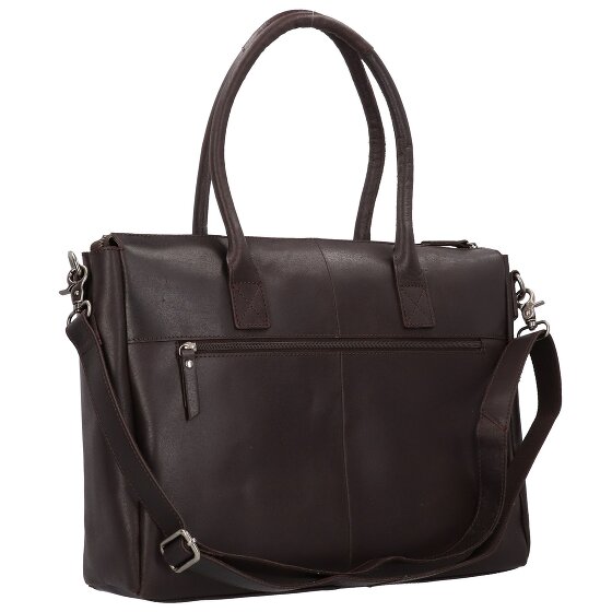 Burkely Vintage Valerie shoulder bag leather 39 cm laptop compartment