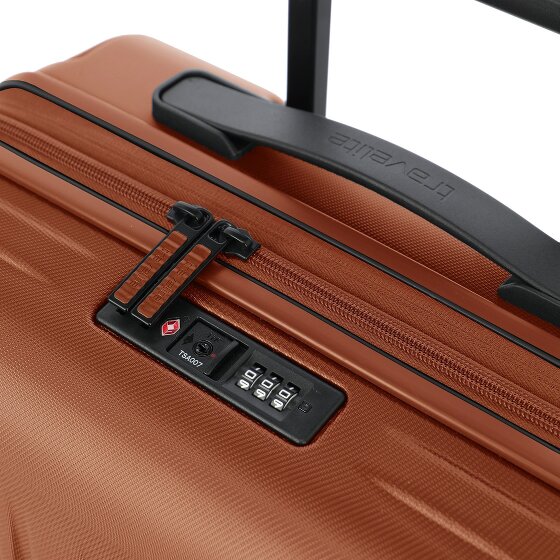 Travelite Dynamiic 4 wheels Suitcase set 3-piece with expansion pleat