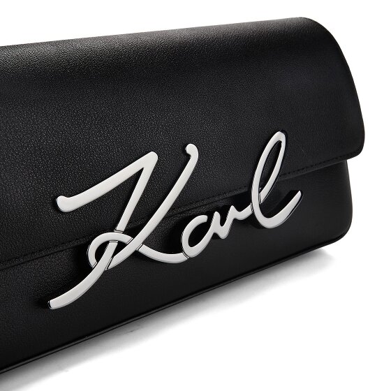 Karl Lagerfeld Signature 2.0 Shoulder Bag Genuine Leather 28.5 cm