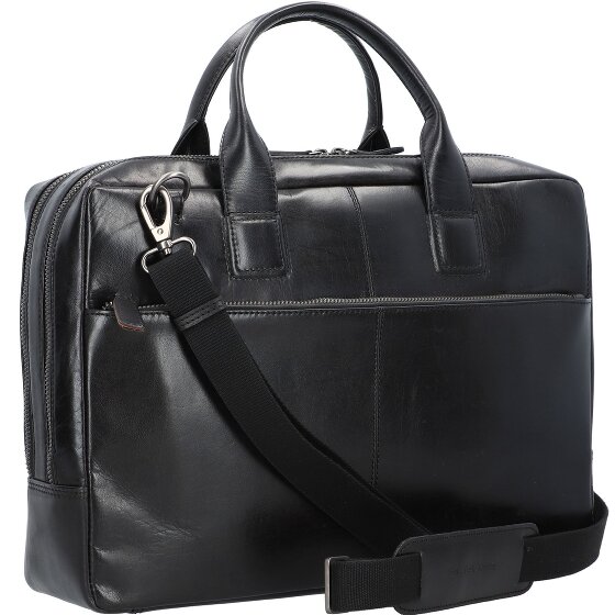 Plevier Rock Flint Briefcase RFID protection Leather 41 cm Laptop compartment