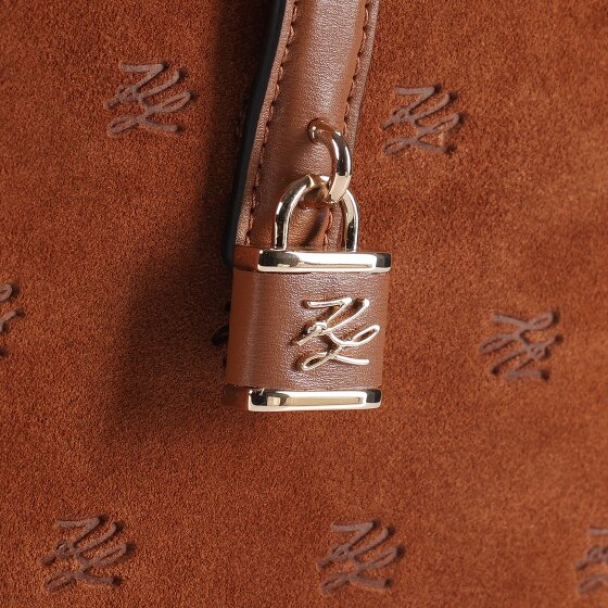 Karl Lagerfeld Autograph Mini Bag Handbag Genuine Leather 17.5 cm