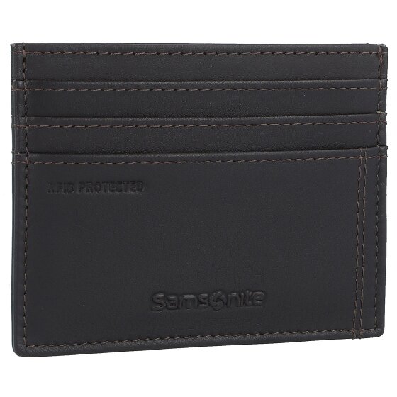 Samsonite Attack 2 Credit card case RFID protection Genuine Leather 10 cm