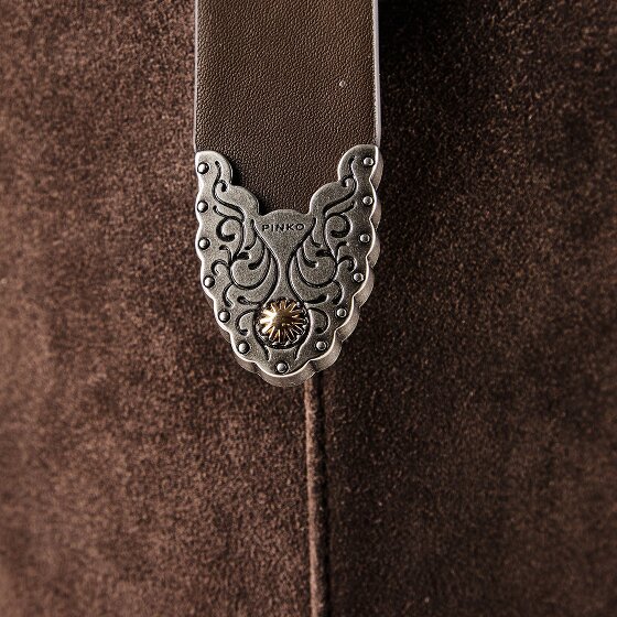 PINKO Bucket Shoulder Bag Leather 41 cm