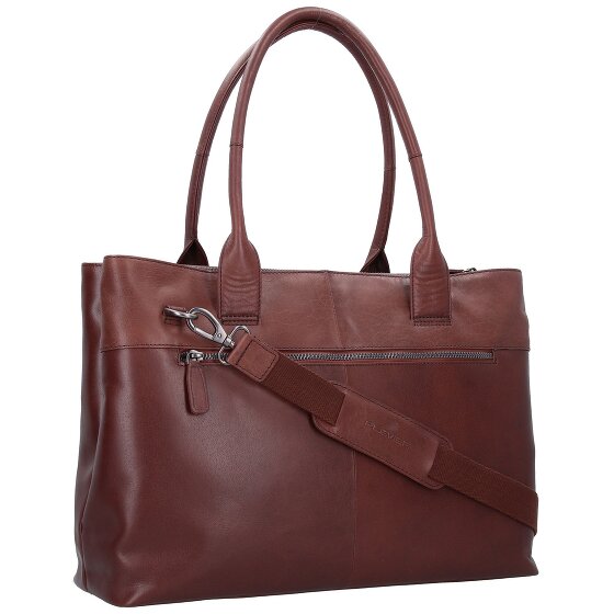 Plevier Rock Amber Shoulder Bag Leather 43 cm Laptop compartment