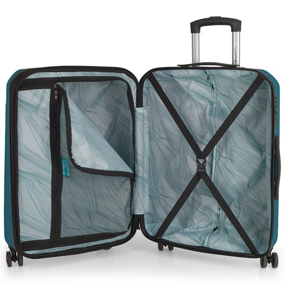 Gabol Mercury 4 wheels Trolley M 66 cm with expansion pleat