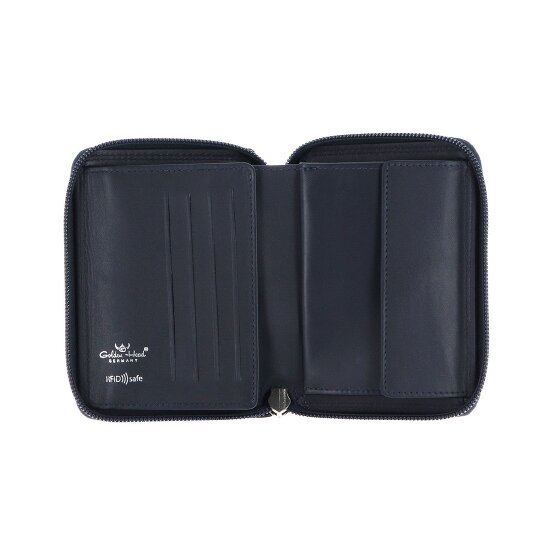 Golden Head Polo Wallet RFID protection Genuine Leather 12.5 cm