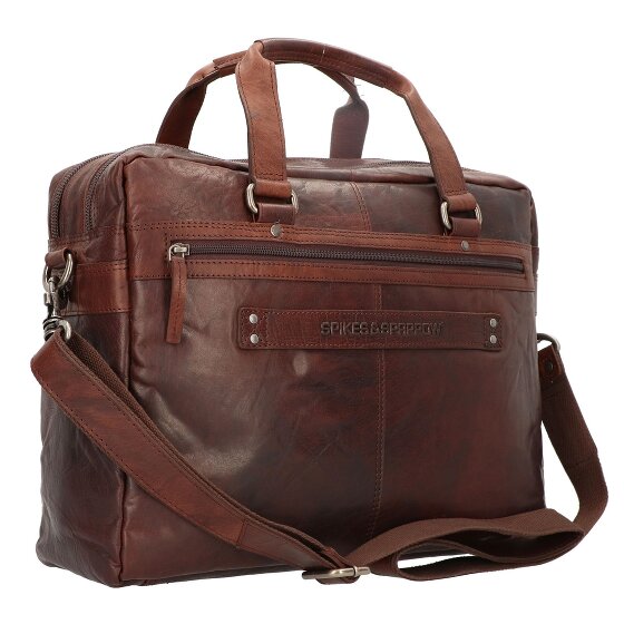 Spikes & Sparrow Briefcase leather 41 cm laptop compartment