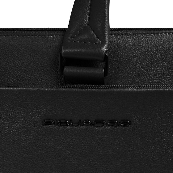 Piquadro Russel Briefcase RFID protection Genuine Leather 42 cm Laptop compartment