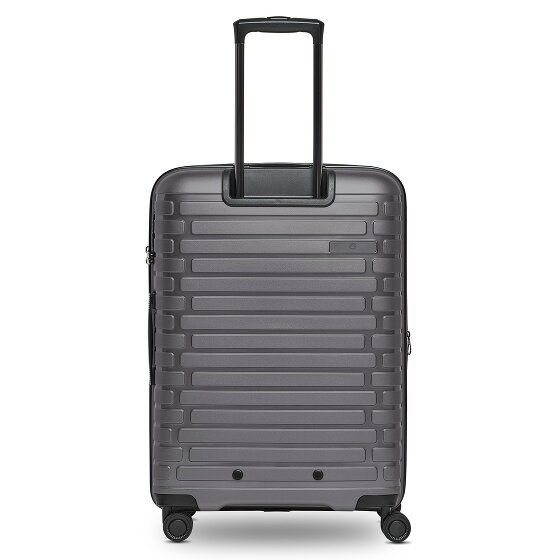 Pactastic Collection 04 THE THREE SET + 4 wheels Suitcase set 3-piece with expansion pleat