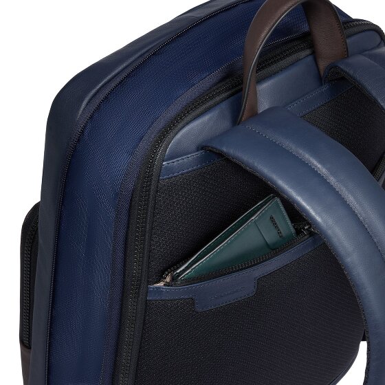 Piquadro Harper Daypack Leather 38 cm Laptop compartment